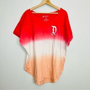Disney Land Resort Red Tye Die Spirit Jersey XL